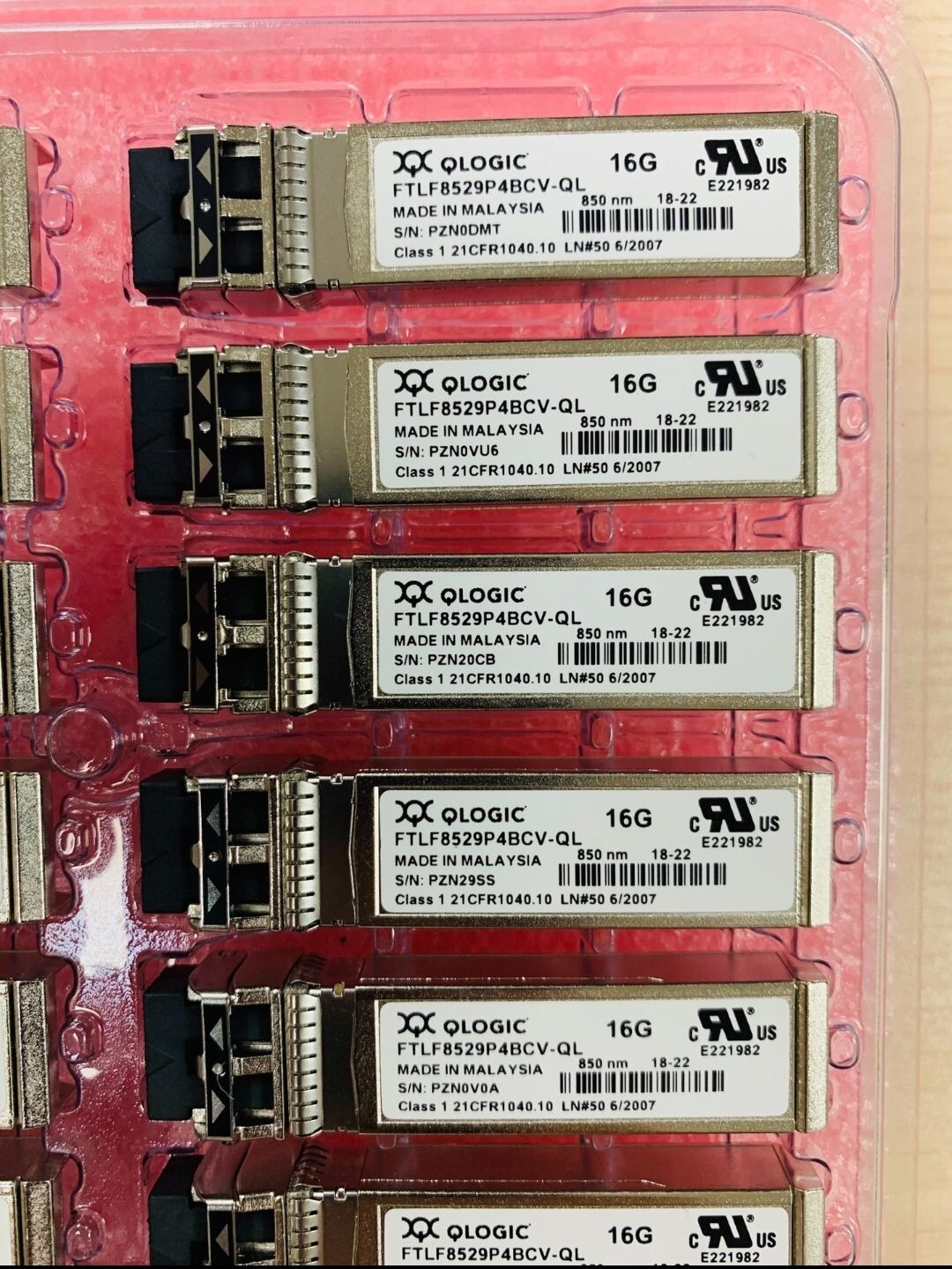 1PC QLOGIC FTLF8529P4BCV-QL SFP16-SR-SP 16GFC SFP+16G FC 850nm LC MMF Module