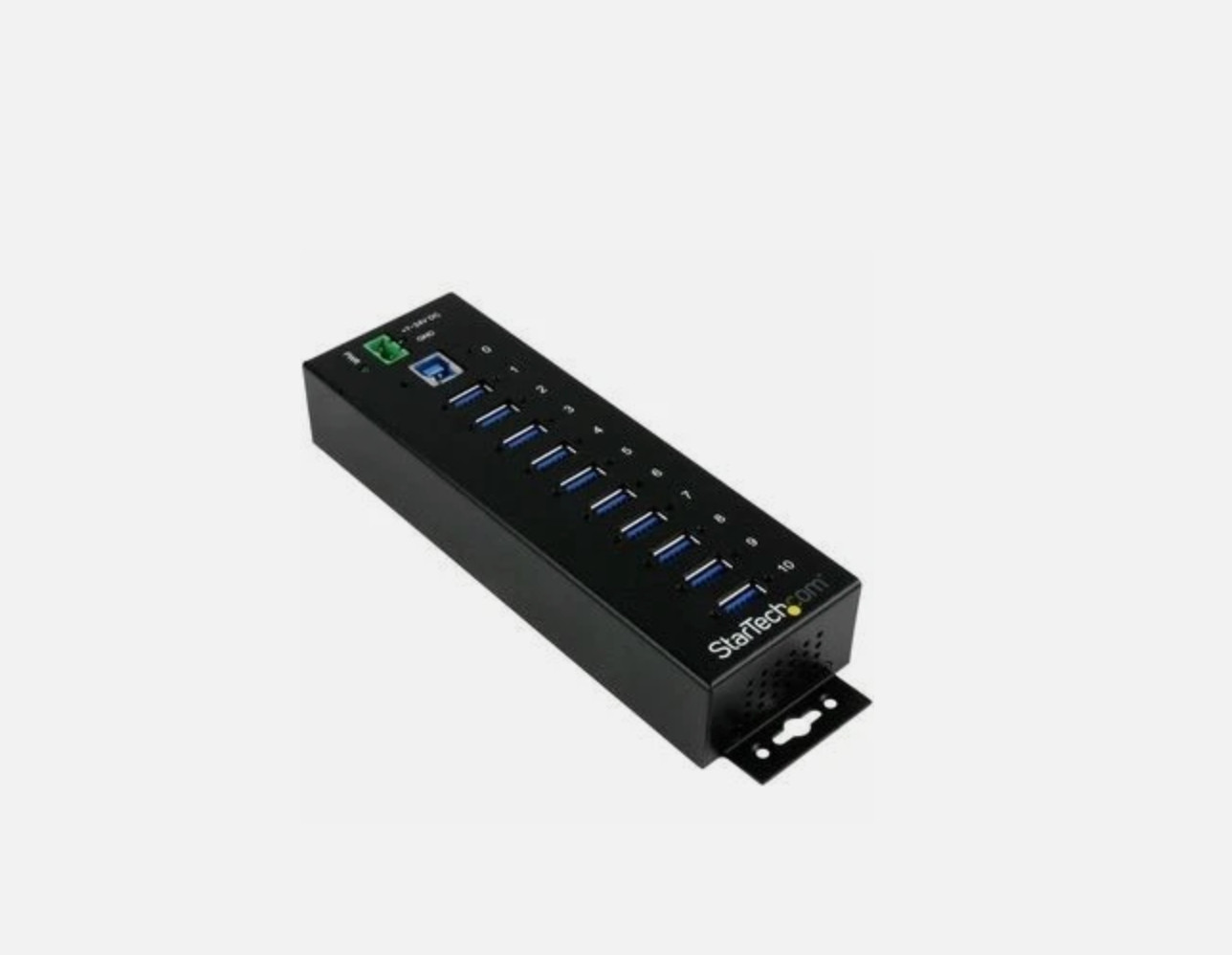 StarTech 10-Port Industrial USB 3.0 Hub HB30A10AME