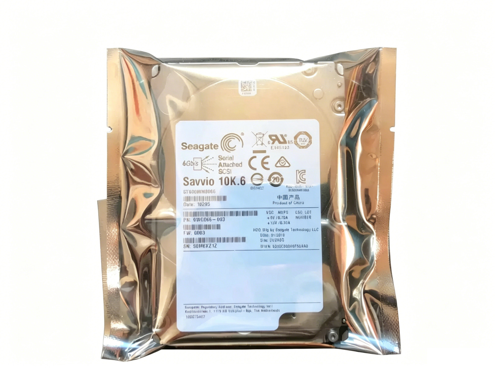 FOR Seagate 7YX58 600gb 10k 6G SAS ST600MM0006 Hard Drive USK