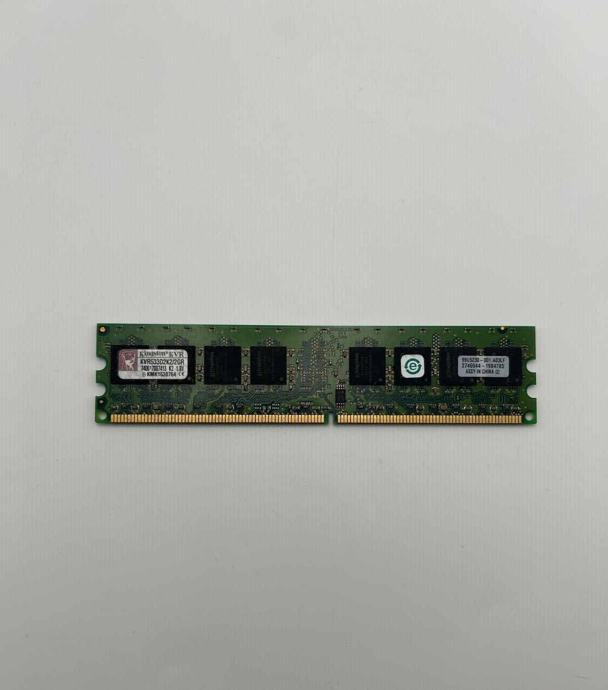 Kingston 2GB 2Rx8 DDR3-1333 Desktop RAM PC3-10600 KVR1333D3N9/2G