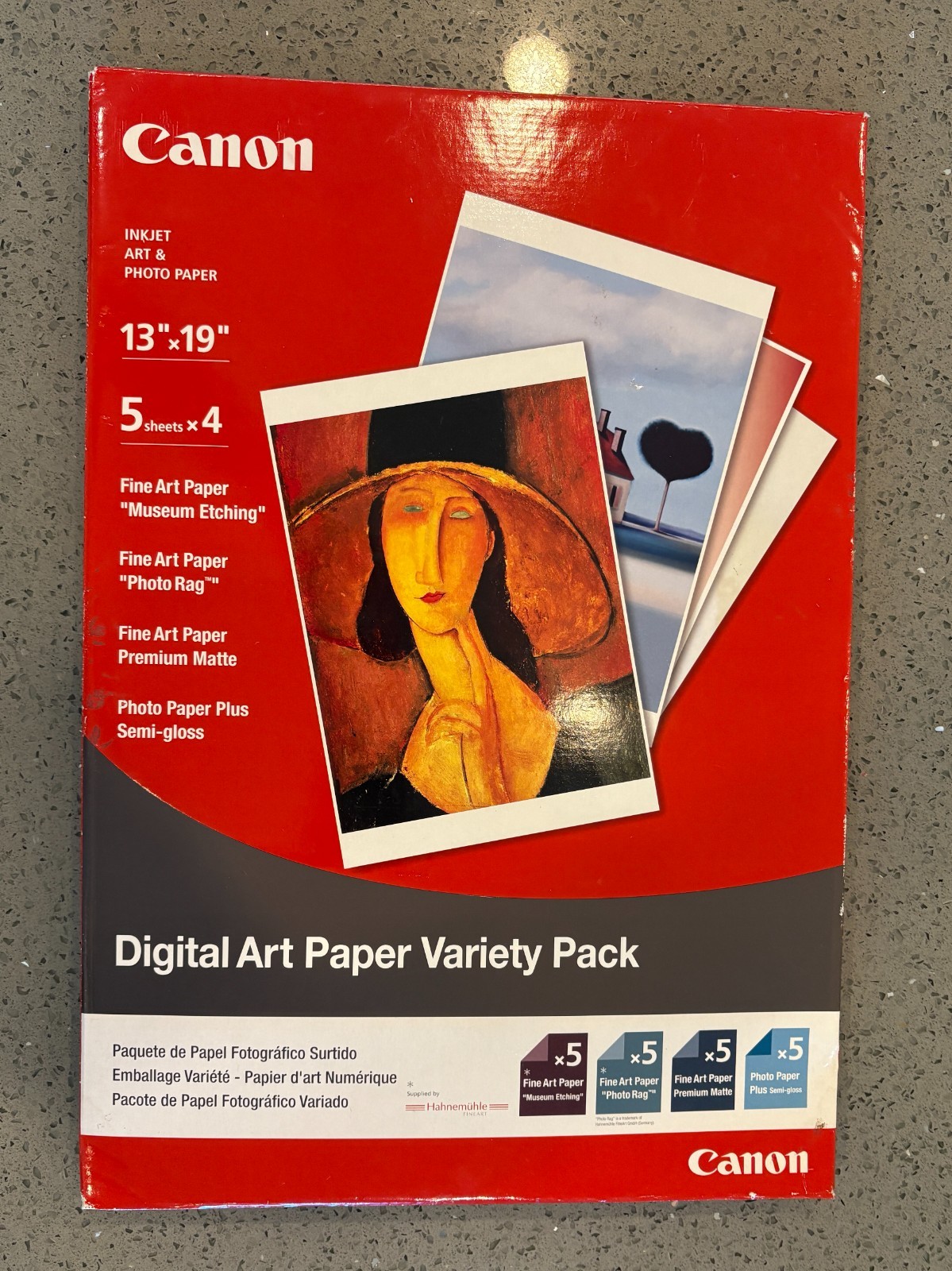 Canon Fine Art Paper Pack Museum Etching 13"x19" 20 sheets DAP-101 New Sealed