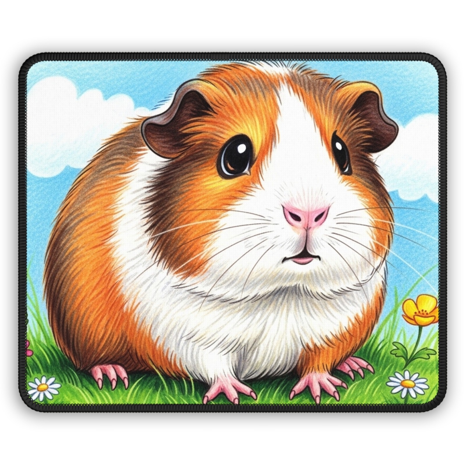 Cute Guinea Pig Gaming Mouse Pad