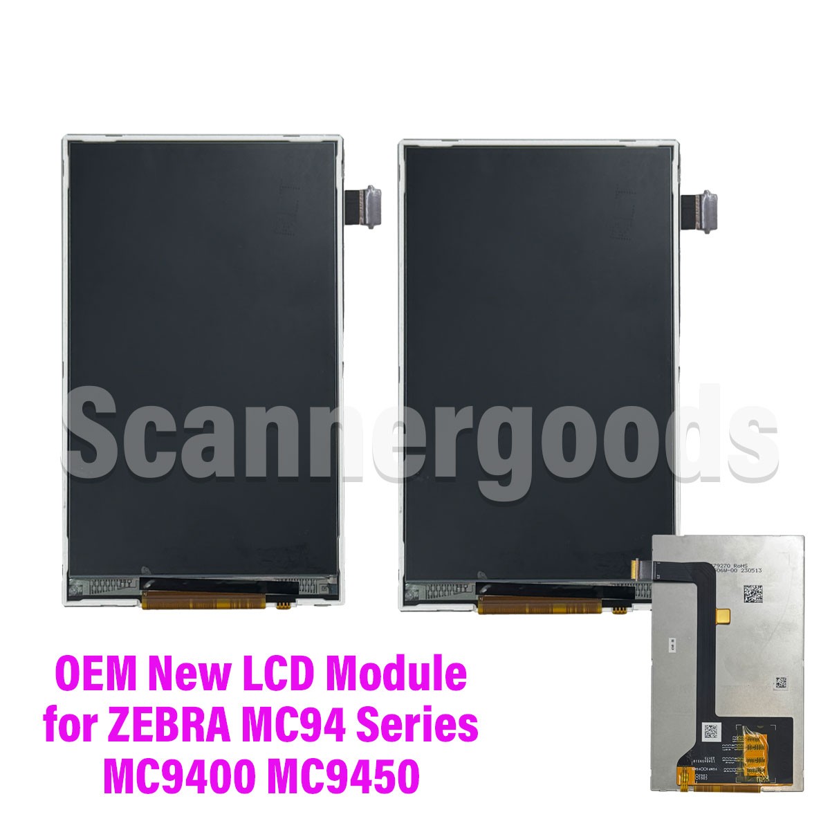 Lot of 2 OEM New LCD Module for ZEBRA MC94 Series MC9400, MC9450