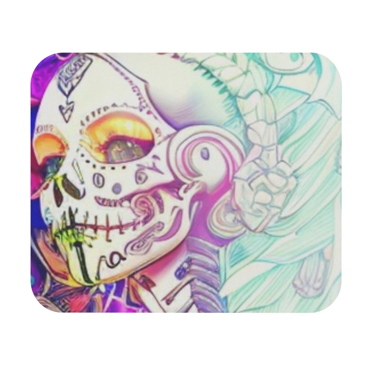 Sugar skull Mouse Pad