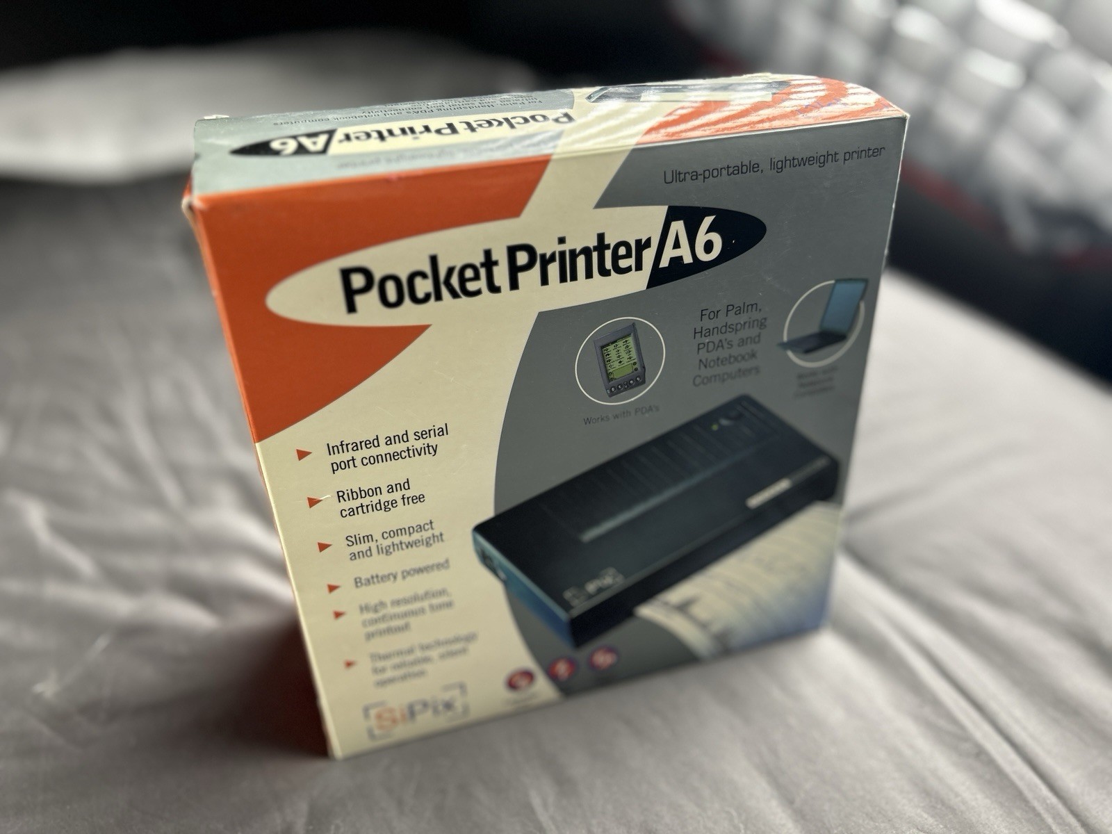 SiPix Pocket Printer A6 Ultra Portable Thermal Printer Light Weight  Open Box