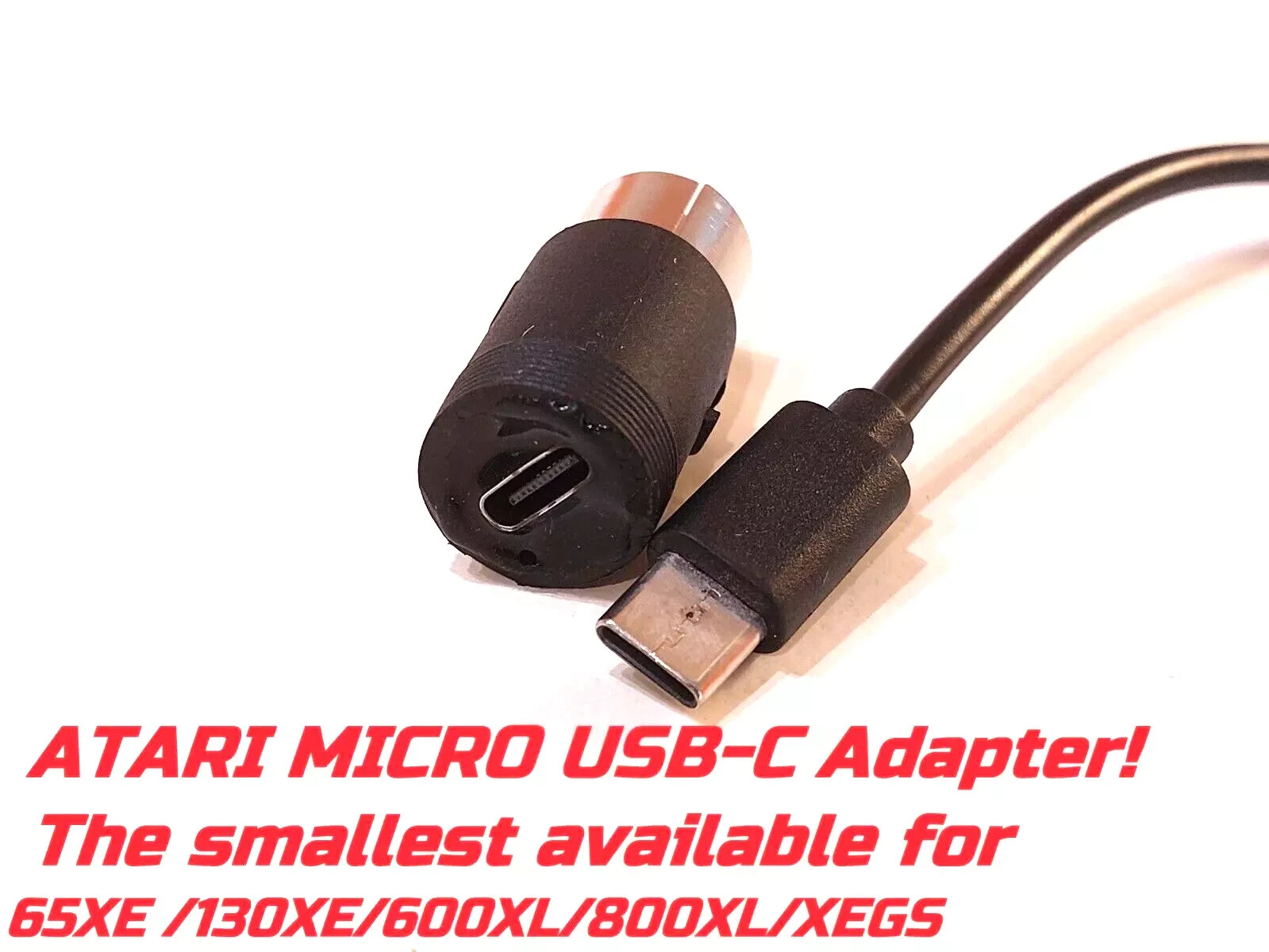 Atari Power adapter micro 800XL, 600XL, 65XE, 130XE, XEGS USB-C Power Supply PSU