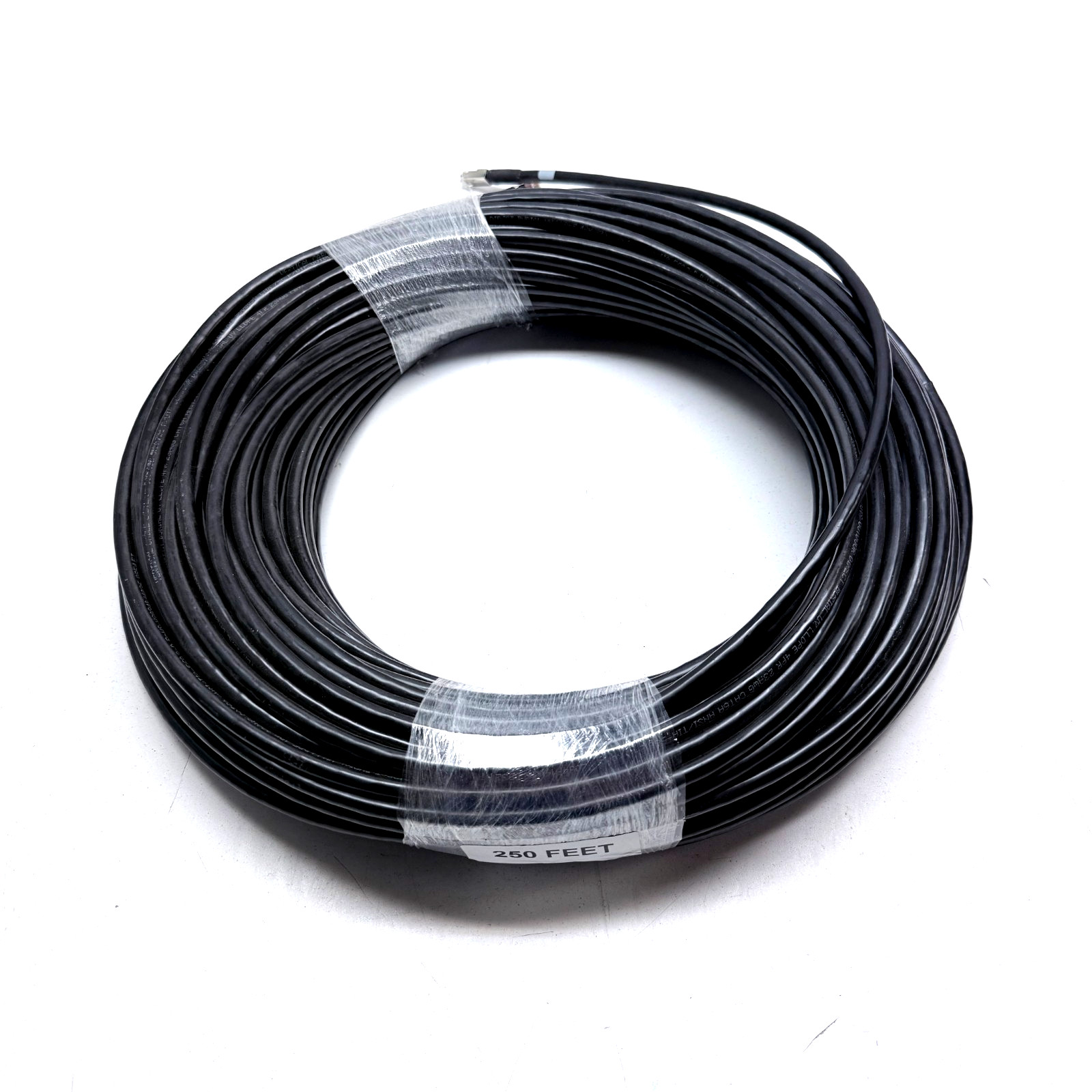 250ft Cat6A Outdoor Ethernet Cable Shielded Waterproof RJ45 Vertical Cable CMX