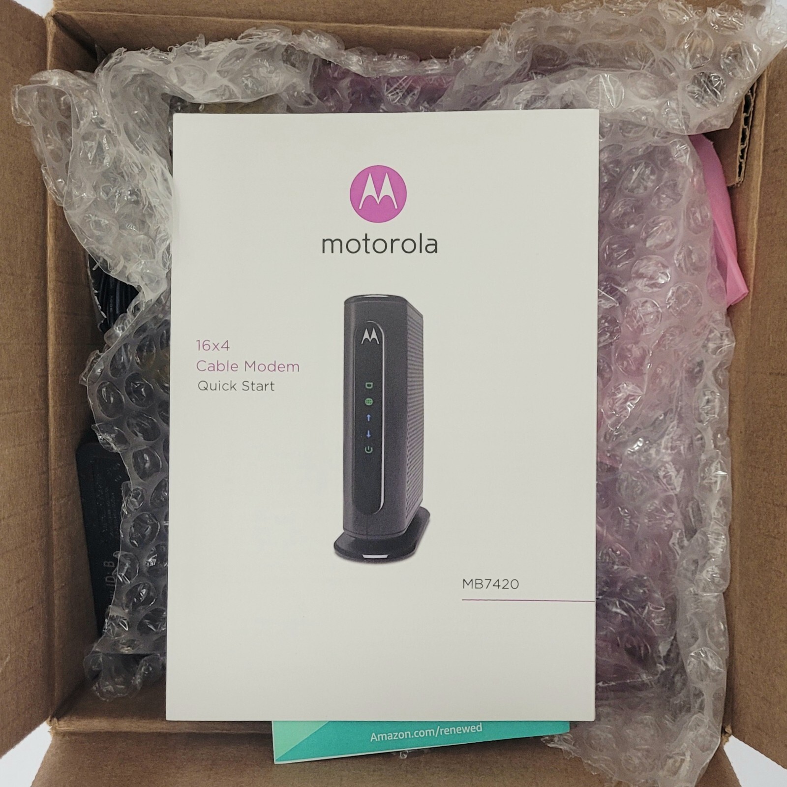 Motorola MB7420 Cable Modem 16x4 New-Sealed NIP 686 MBPS And DOCSIS 3.0 (New)