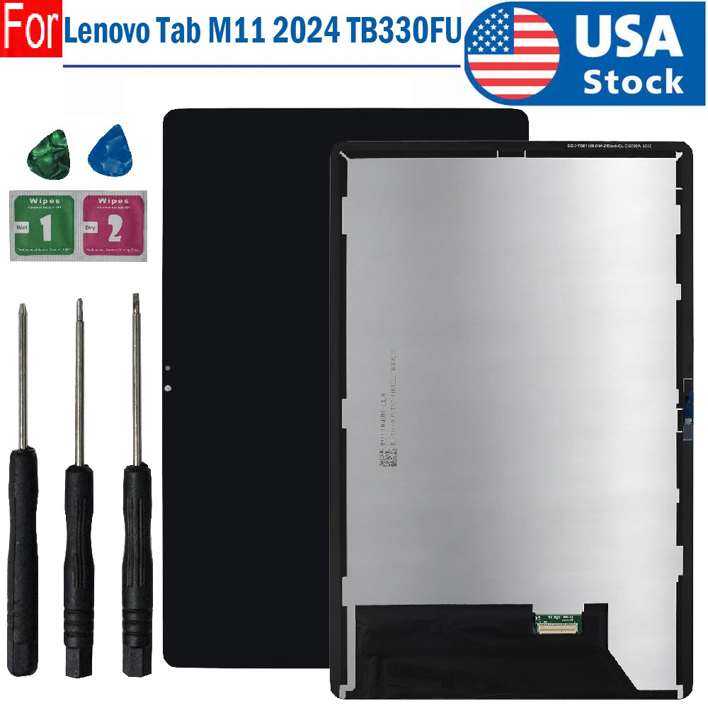 For Lenovo Tab M11/K11 2024 TB330FU TB330XU LCD Display Touch Screen Digitizer