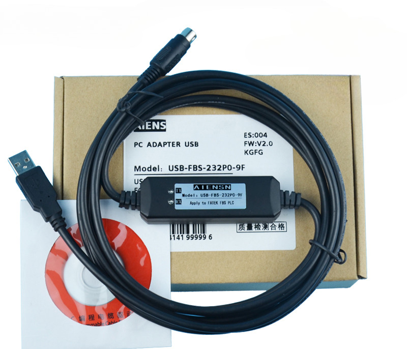 1pcs  for Yonghong FBS series PLC programming cable USB-FBS-232P0-9F 4-pin
