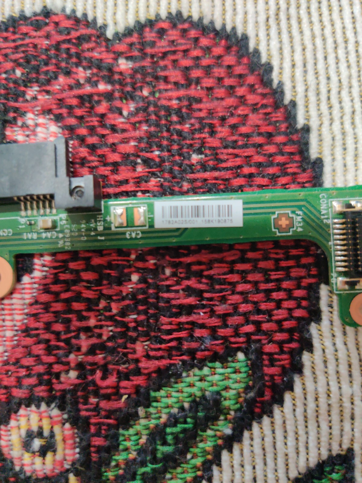 MSI GT72 17.3" MS-1782 Genuine DVD Drive Connector Board MS-1782A VER: 2.0