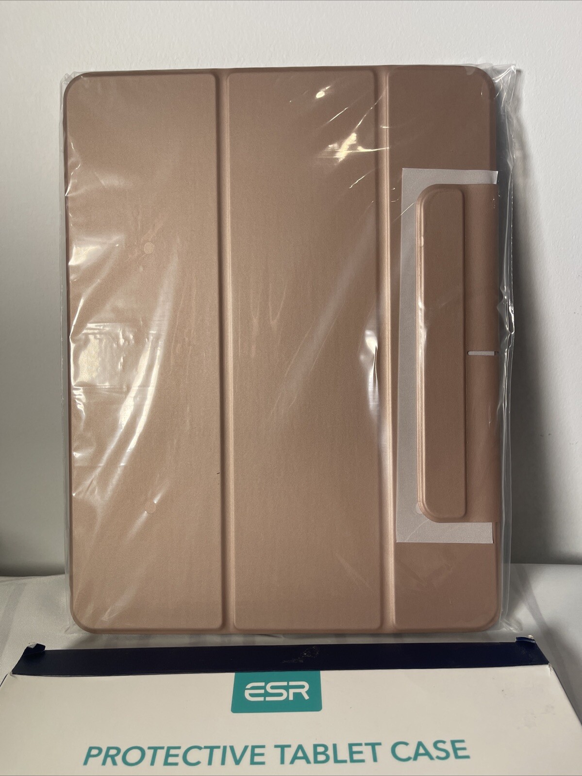 2 X Official ESR iPad Pro 12.9 Inch Rose Gold Trifold Stand Case