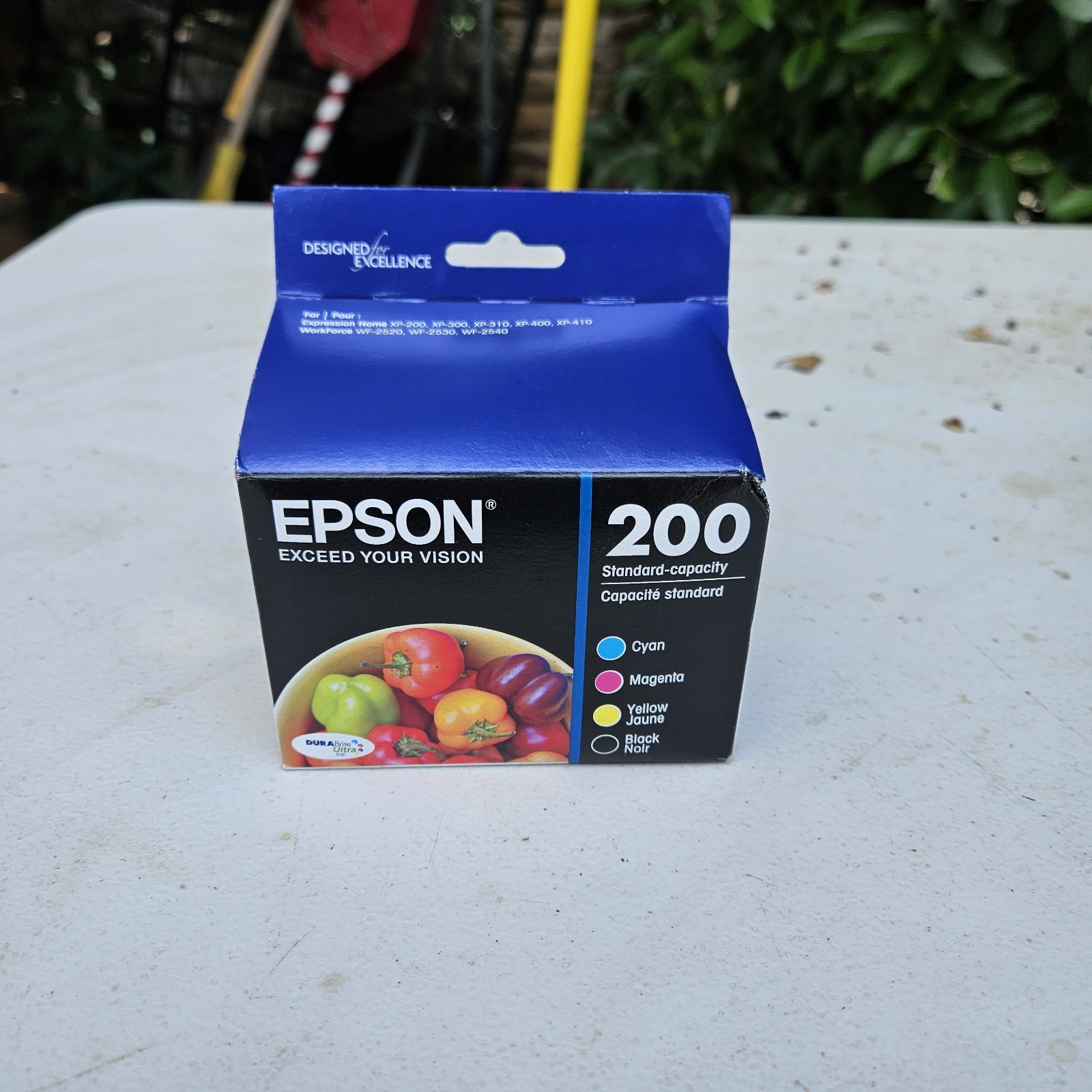 Genuine Epson 200 Standard - Black Cyan Magenta Yellow Ink Cartridges Exp 05/29