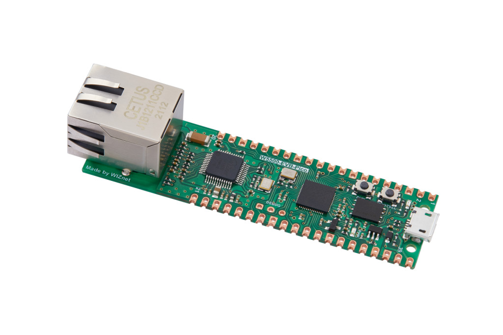 WIZNET raspberry module W5500-EVB-PICO/PI RP2040