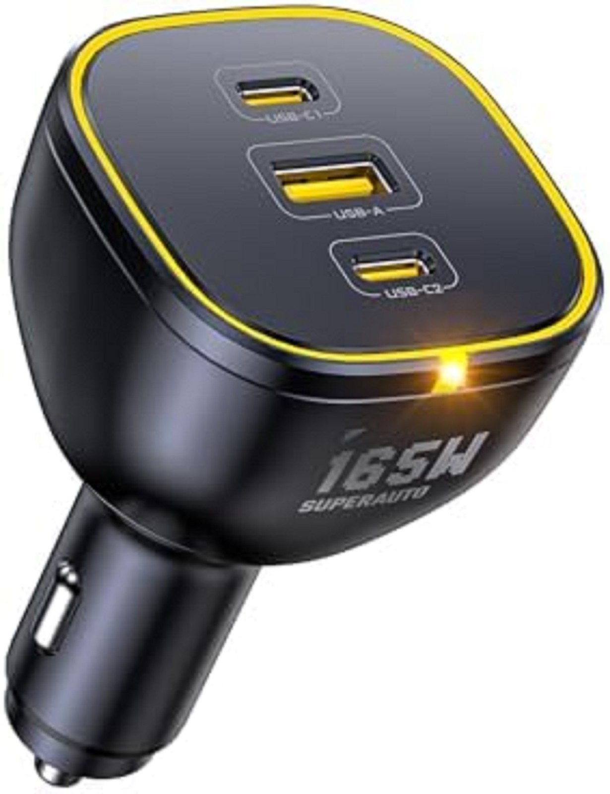 165W Laptop Car Charger Adapter 140W PD 3.1/ 100W PD 3.0 USB C Super Fast Chargi