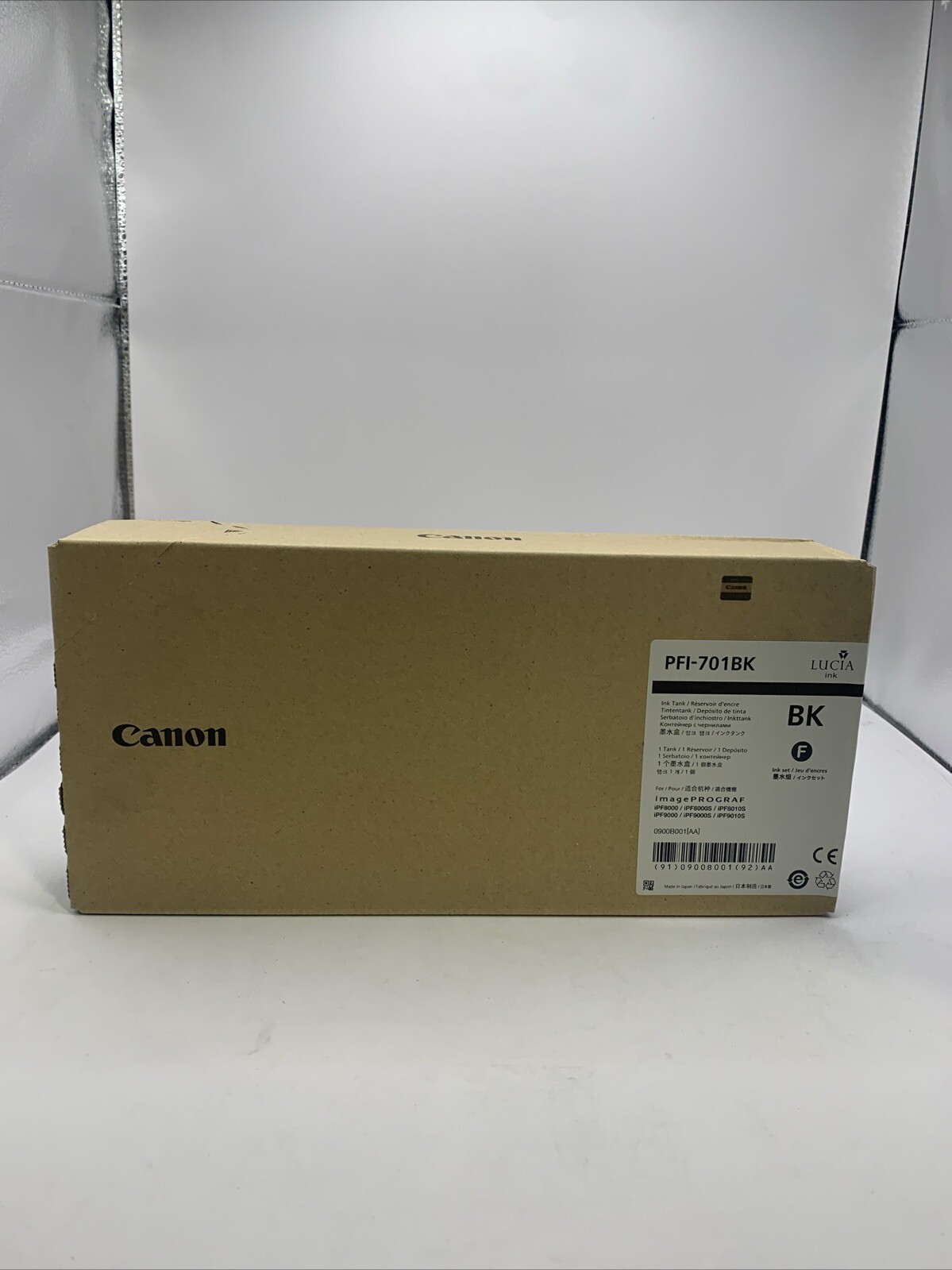Canon Inkjet Cartridge - Black (PFI-701BK)-Expired