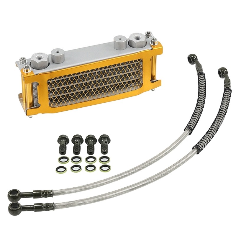 Oil Cooler Motorcycle Oil Cooling Radiator for Monkey Bike 50-140cc Dirt Bike