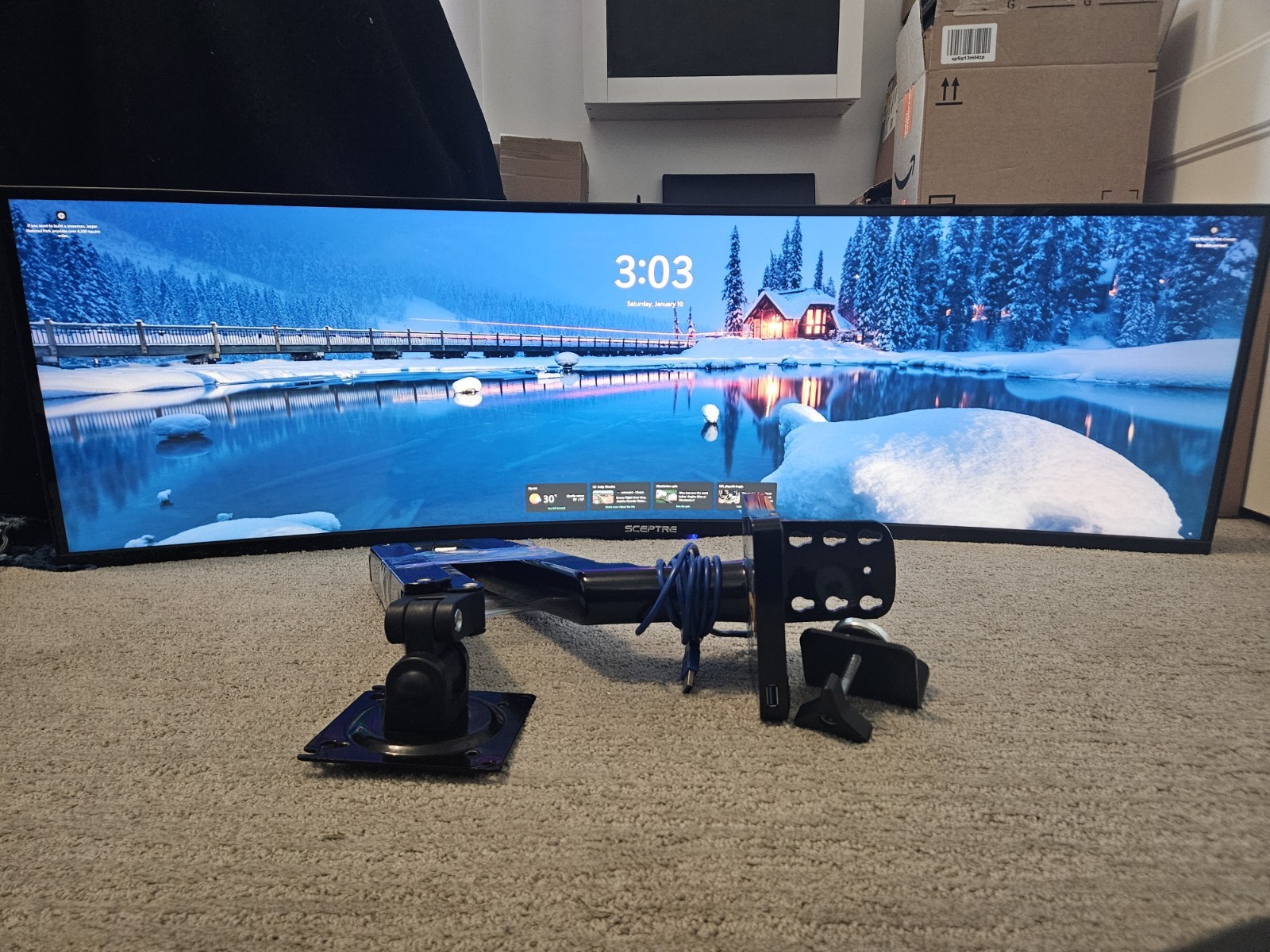 Sceptre X50 50in Curved 32:9 LED Monitor 5120x1440 120Hz HDR