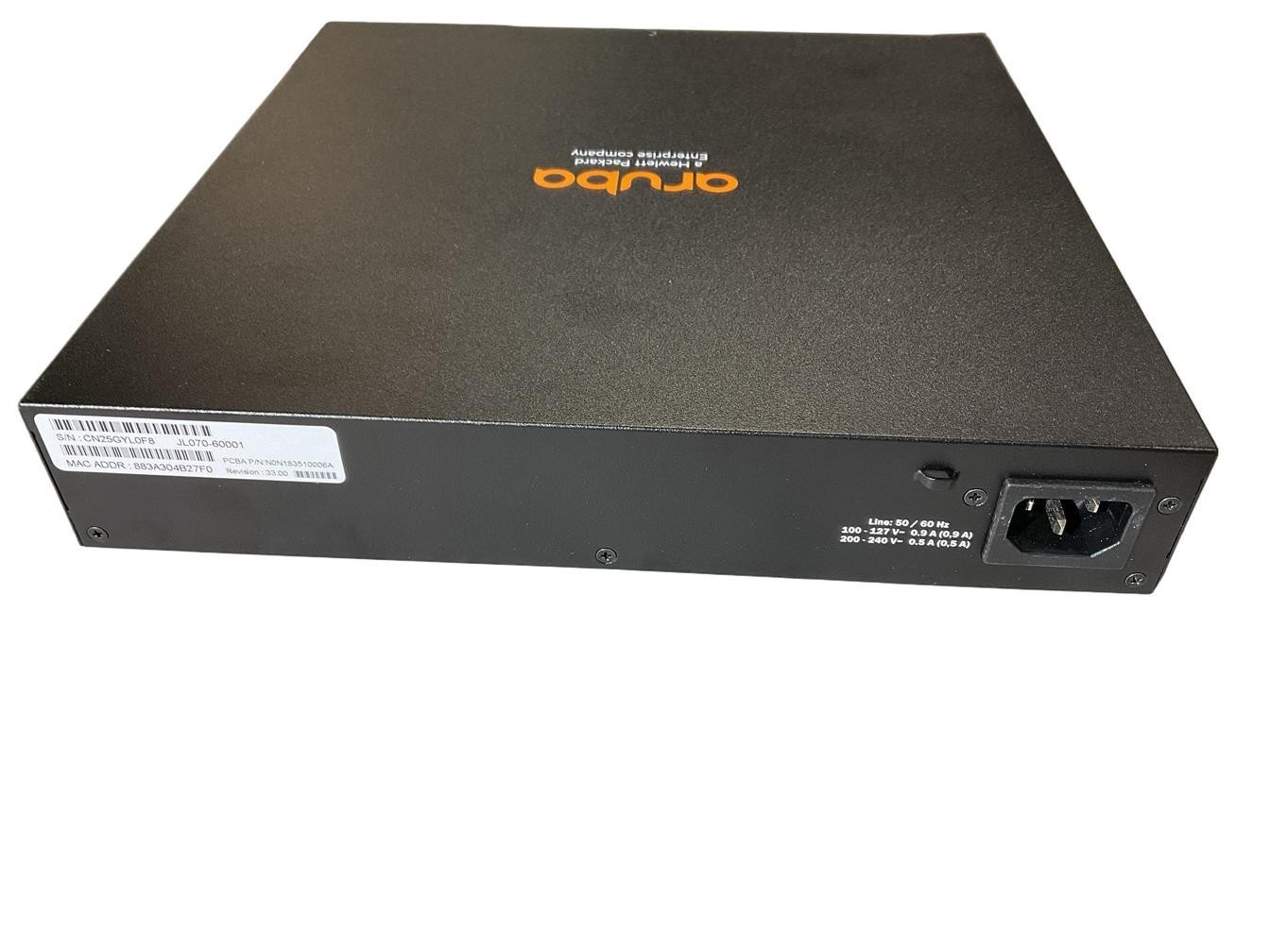 JL070A-61001 ARUBA 2530 8 POE+ INTERNAL PS SWITCH  (UNIT ONLY)