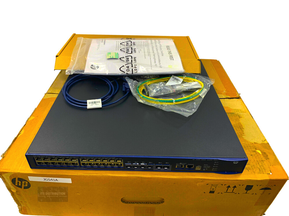 JG541A I HP 5500-24G-PoE+-4SFP HI Switch 10/100/1000BASE-T 2 Interface Slots