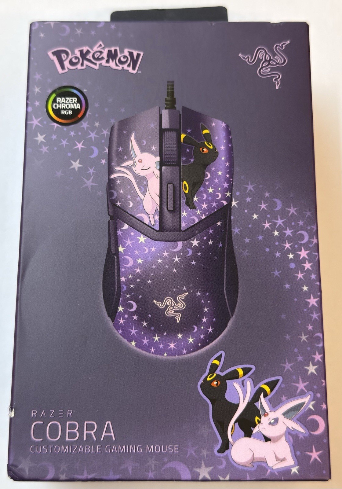 2026 Pokemon x Razer - Cobra Wired Mouse Espeon & Umbreon Edition  (NEW/SEALED)