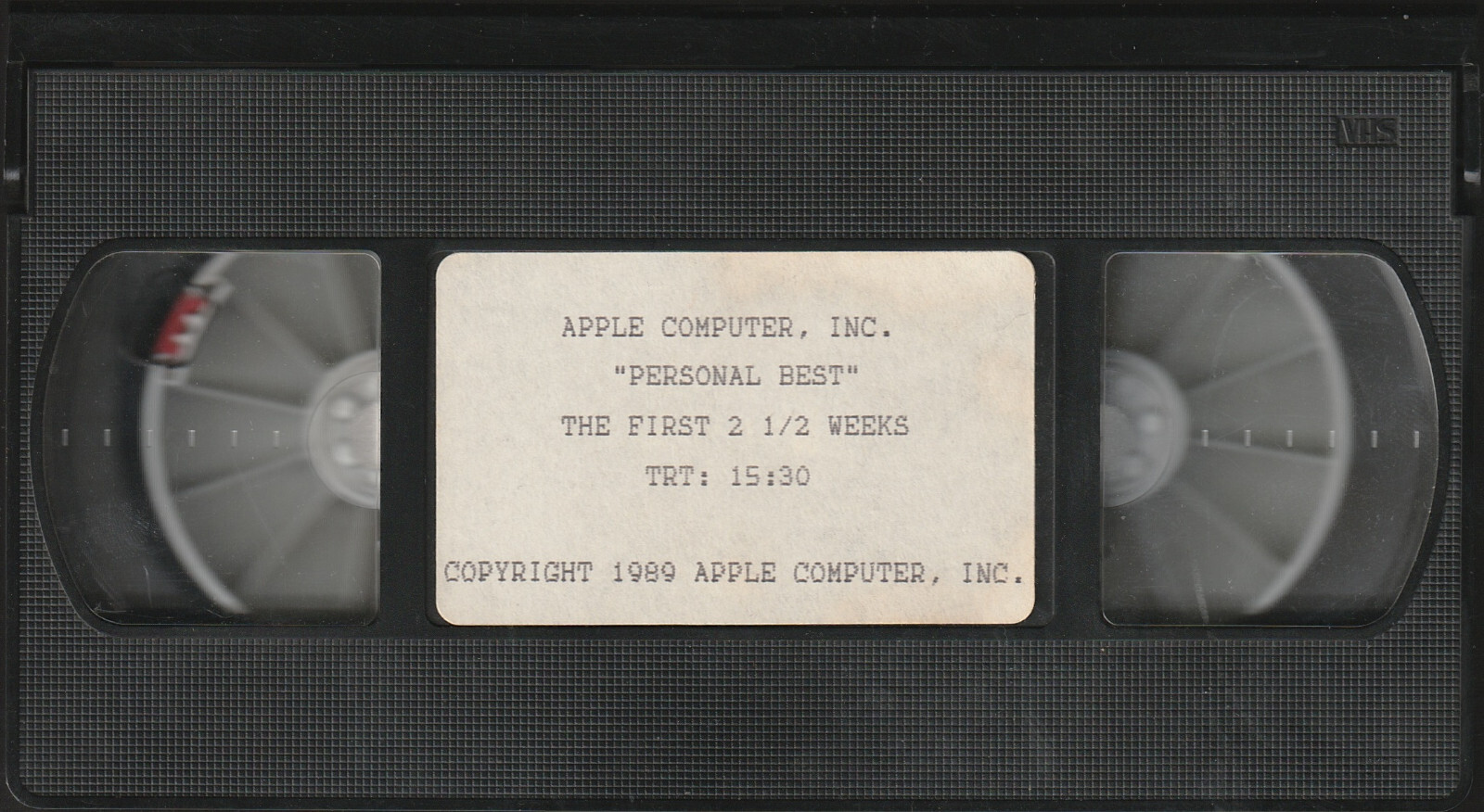 Apple Computers "Personal Best" The First 2 1/2 Weeks/1989 Vhs Tape Rare