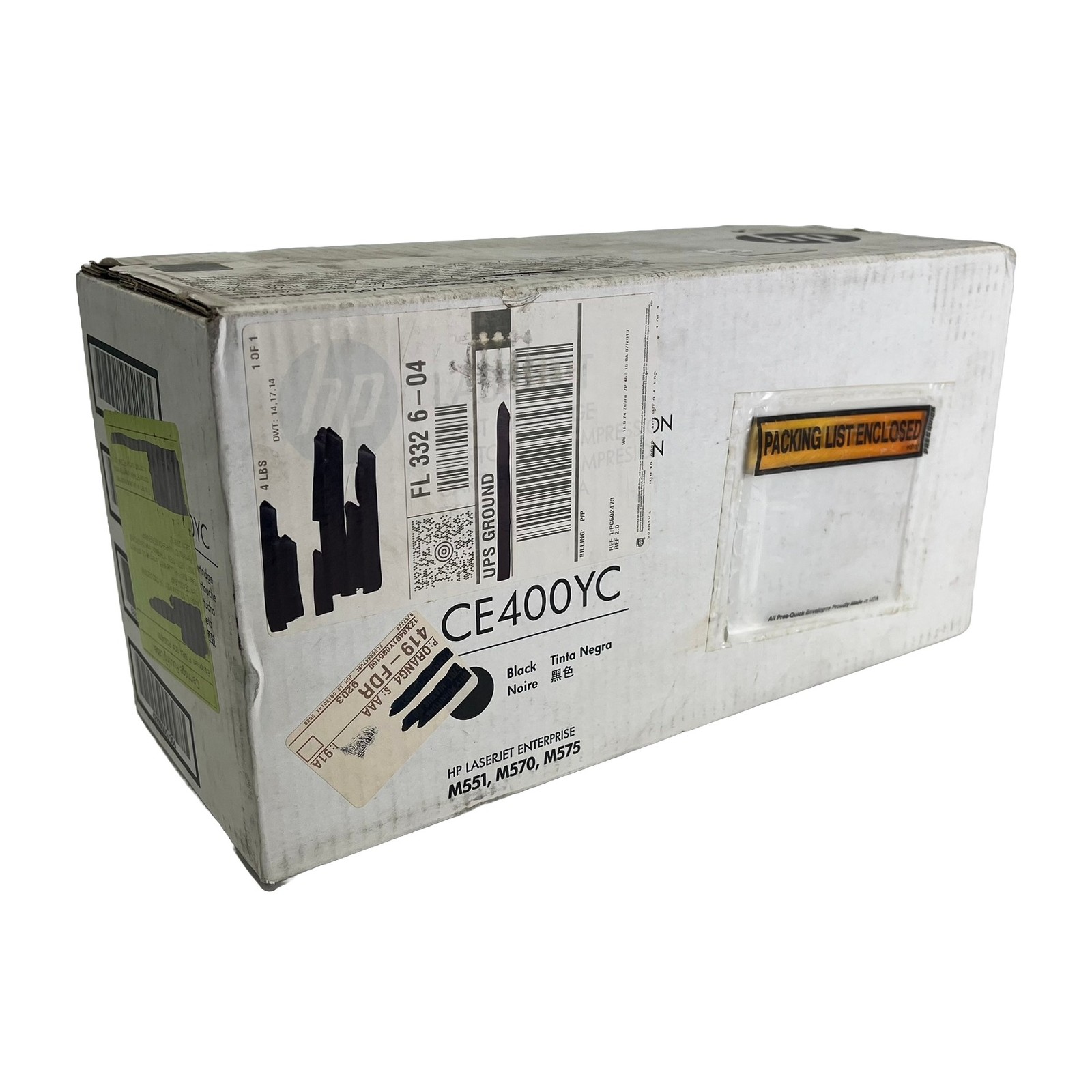 HP CE400YC Genuine Black Toner Cartridge New Sealed (CF)