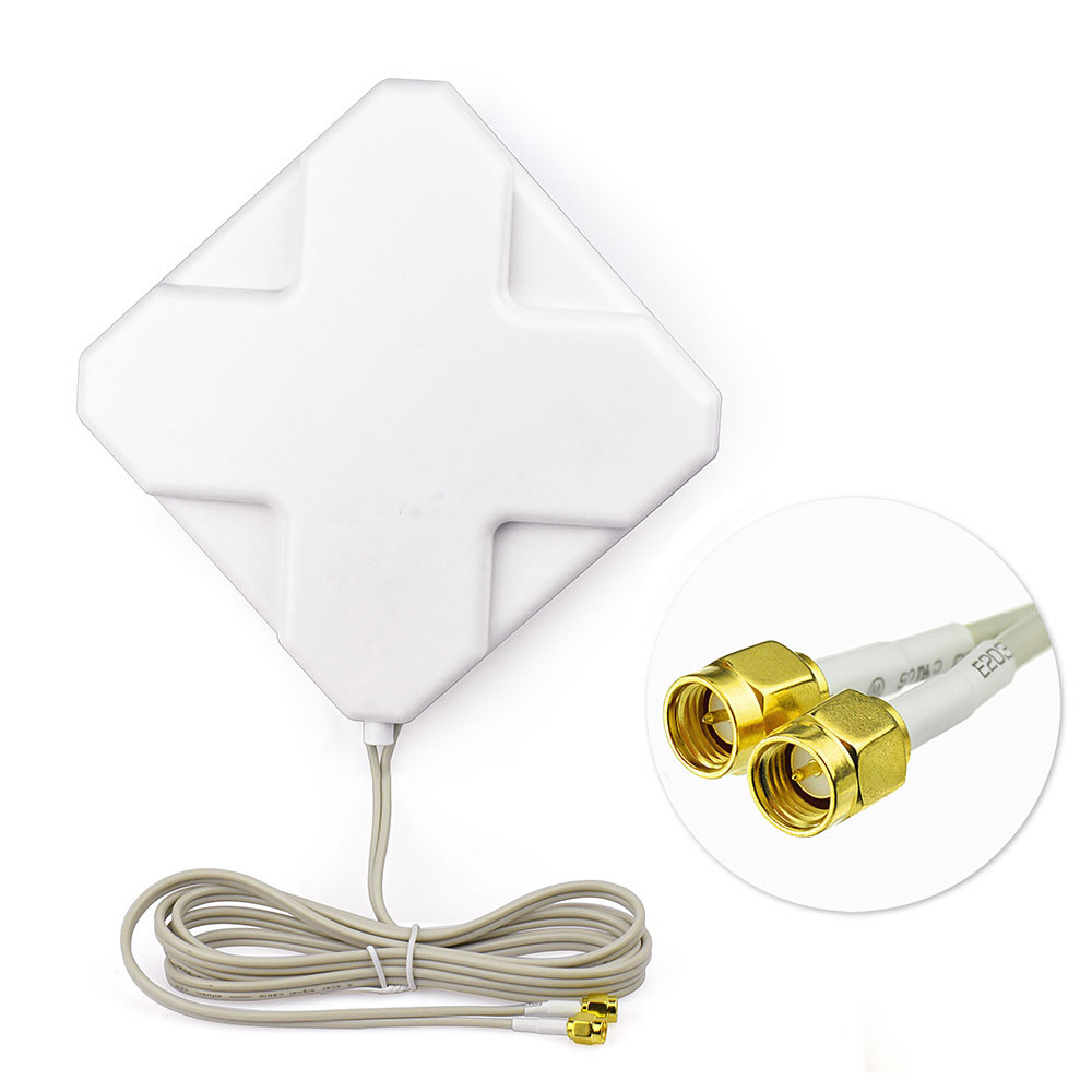 35dBi 4G LTE Dual SMA Antenna for Cell Phone Repeater Amplifier
