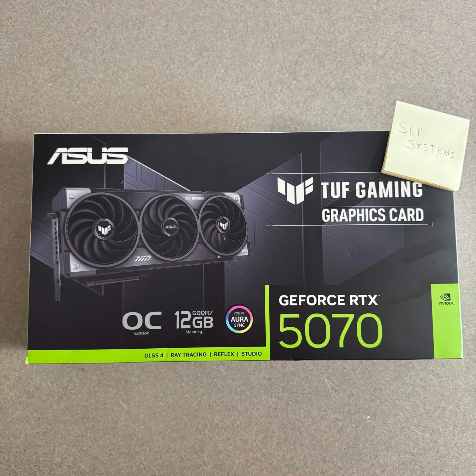 NEW ASUS NVIDIA GeForce RTX 5070 TUF Gaming OC 12GB GDDR7 Graphics Card