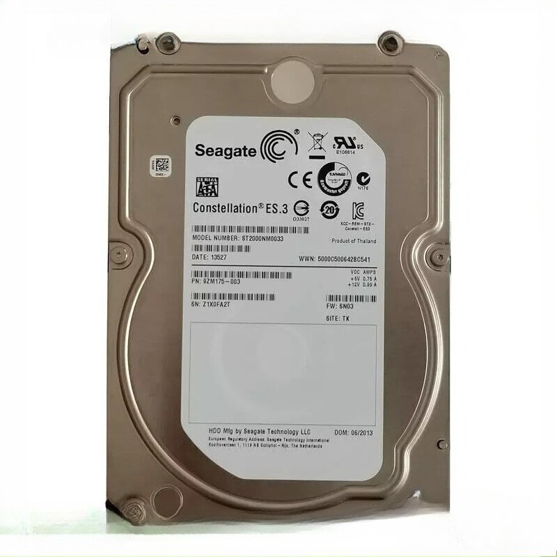 Seagate Constellation ST2000NM0033 2 TB,7200 RPM,128MB SATA 3.5 inch Hard Drive