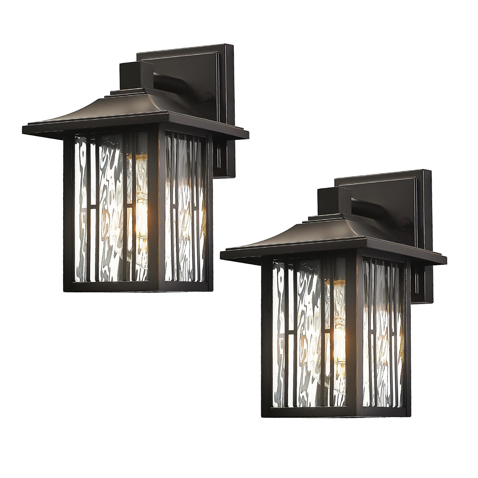 Outdoor Wall Lights Exterior, Front Porch Lights, Wall Sconce Wall Mount, Wat...