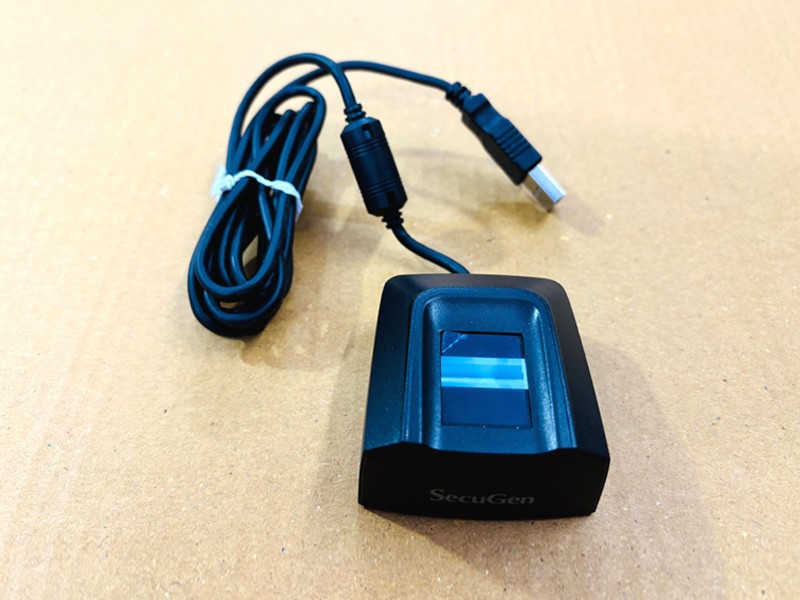 SecuGen Hamster Pro 20 Biometric Finger Print Scanner (Black) Without RD Service