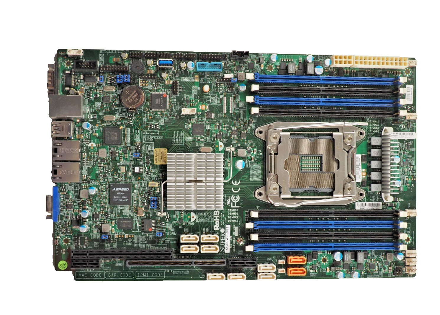 Supermicro NUTANIX X10SWR-F-NI22 Single LGA2011-3 8-DIMM DDR4 System Board