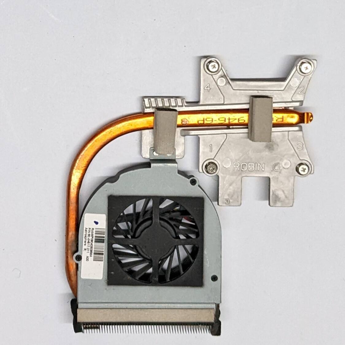 Original CPU Fan and Heat Sink for HP G60-244DX Laptop P/N: 60.4H617.011