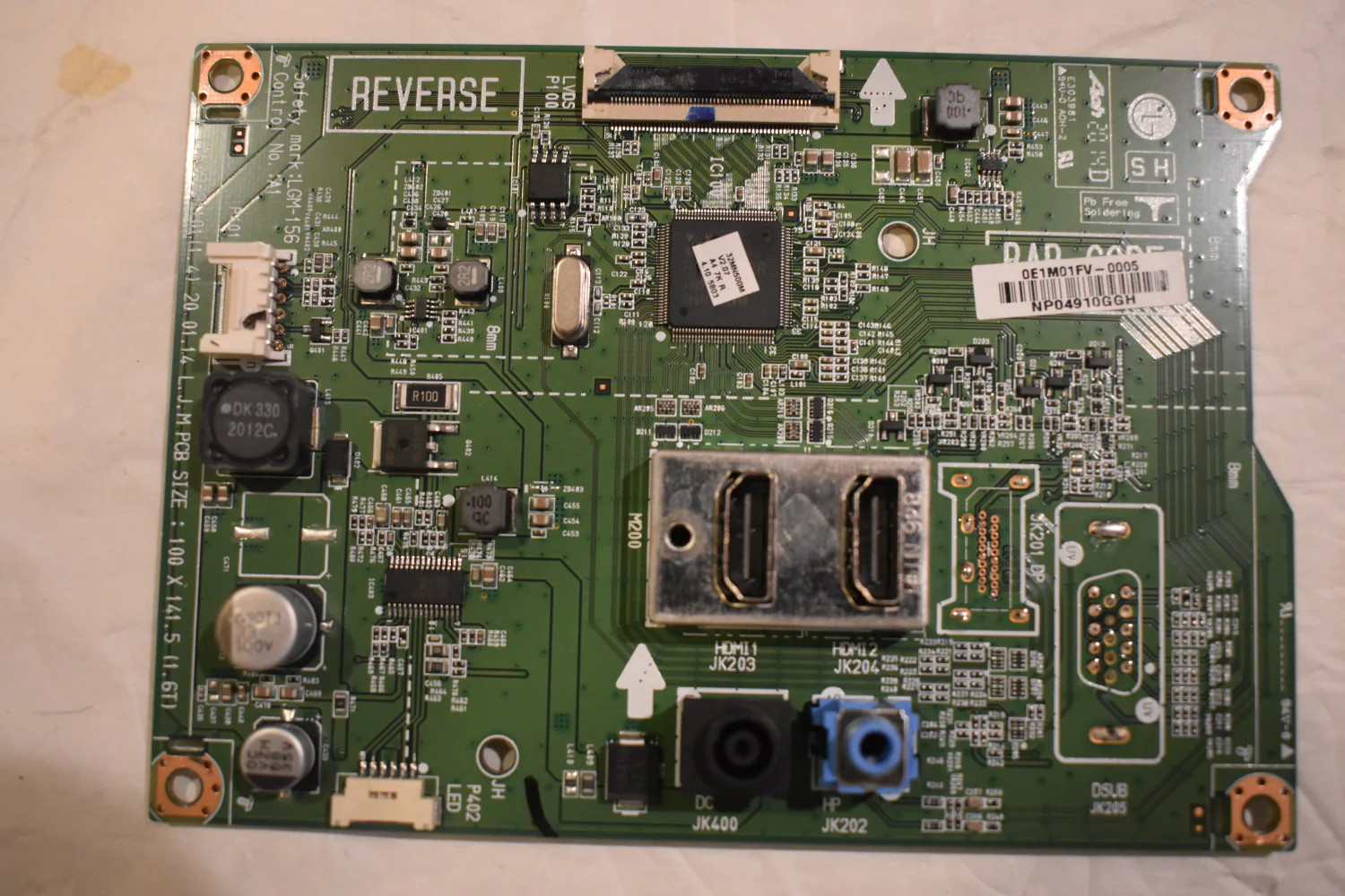 LG 32MN500M MONITOR MAINBOARD MAINBOARD EAX69391101(1.4)