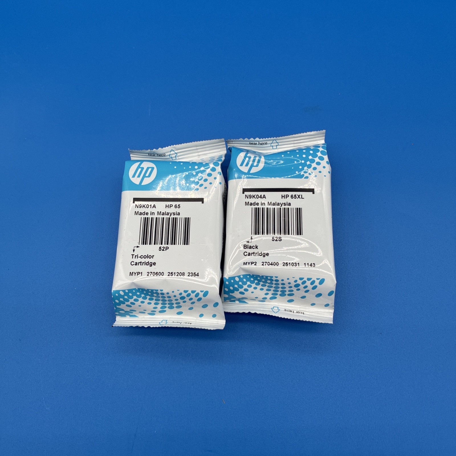 65XL  Black & 65 Tricolor Combo New Sealed Genuine Exp  2026