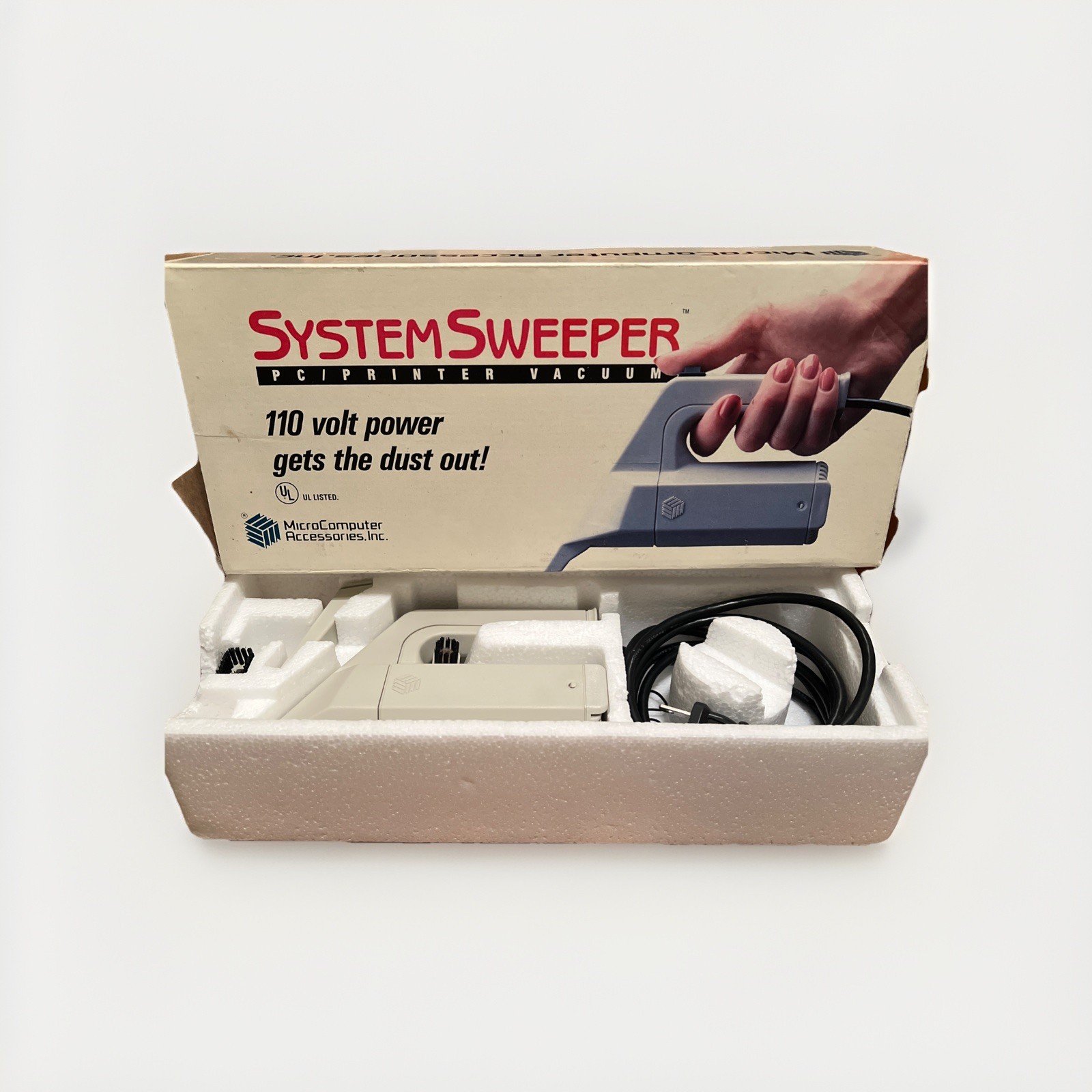 Vintage System Sweeper PC Vacuum Handheld Model #440