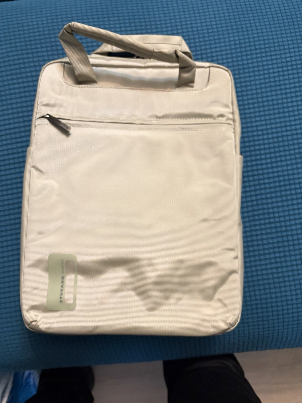 Tucano Work Out Padded Sleeve Case for Laptop, Beige Solid with Handles