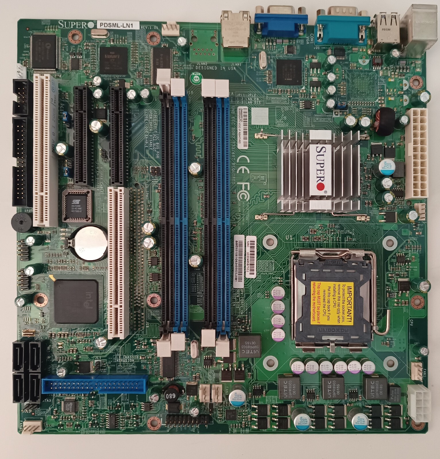 NEW Super PDSML-LN1 Supermicro Motherboard Intel® E7230 (Mukilteo) Chipset 