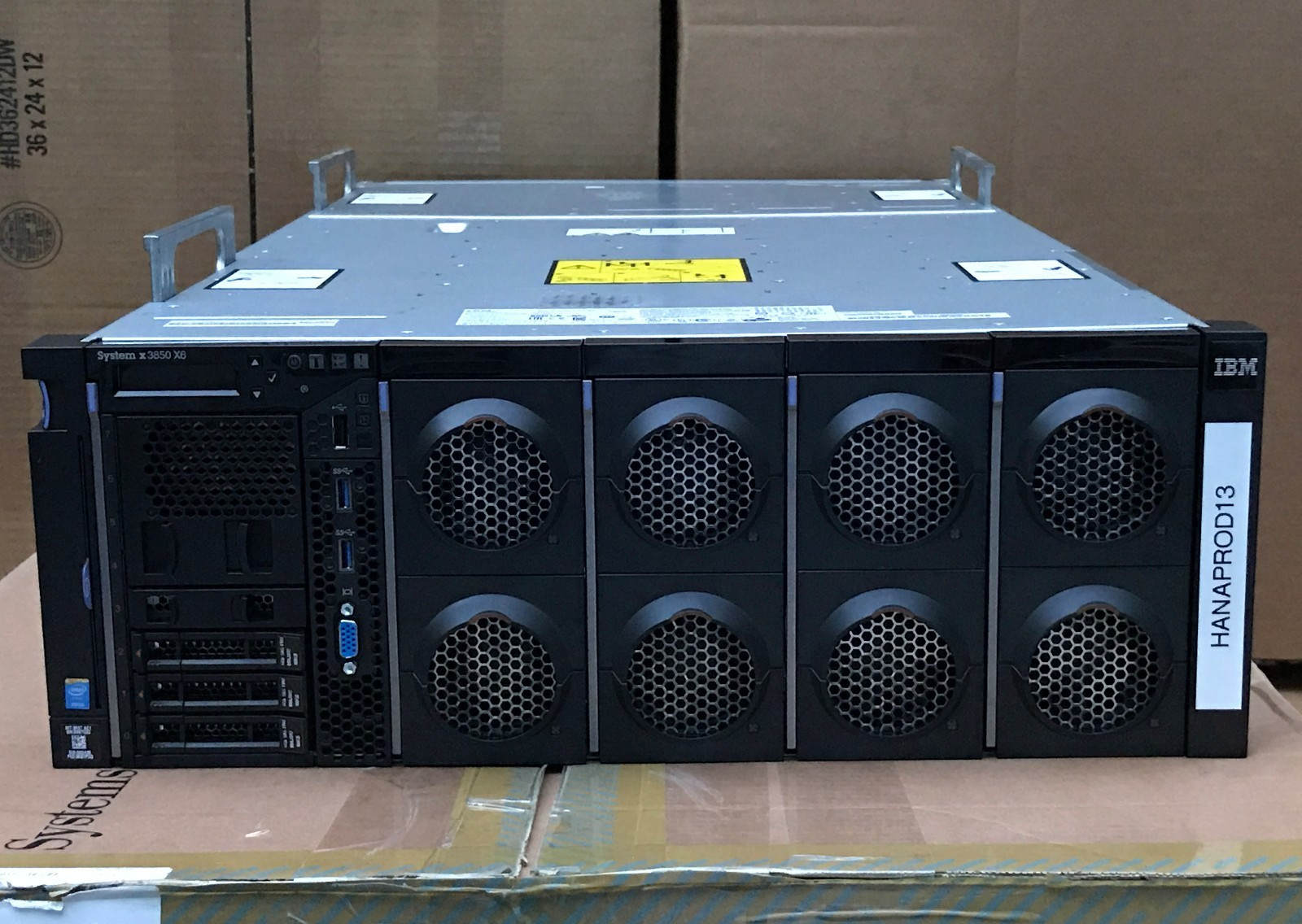 Lenovo x3850 X6 Server 4x Xeon E7-8870V4 512GB DDR4 RAM 2x 300GB 10K 4x PSU 900W