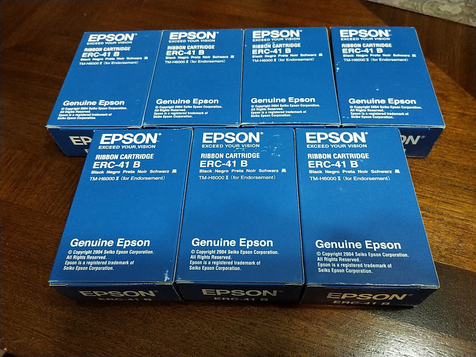 ERC41B EPSON TM-H6000II RIBBON BLACK 7  Packs
