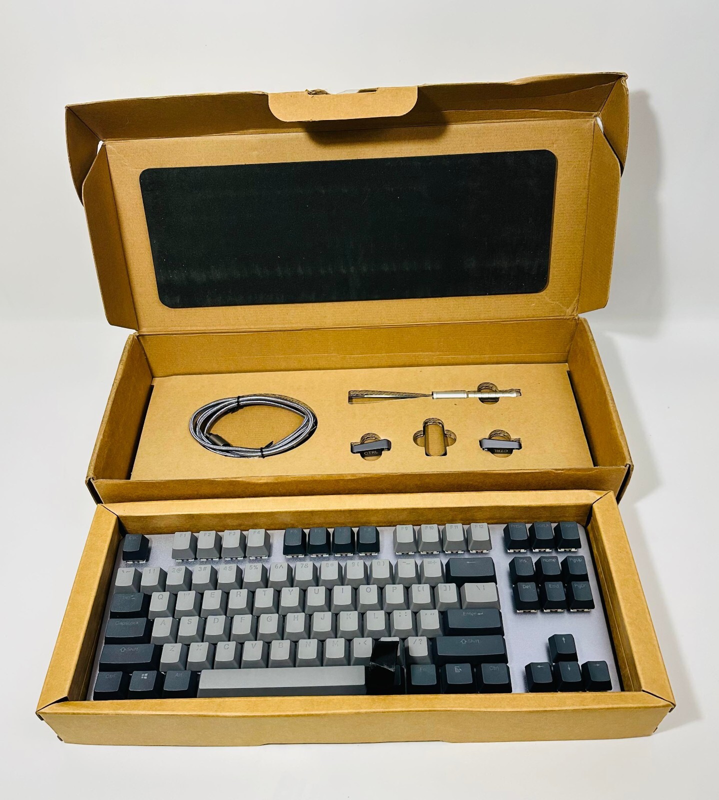 Drop CTRL MDX-31830-2 Mechanical Keyboard TKL Space Gray Drop Halo True Switches
