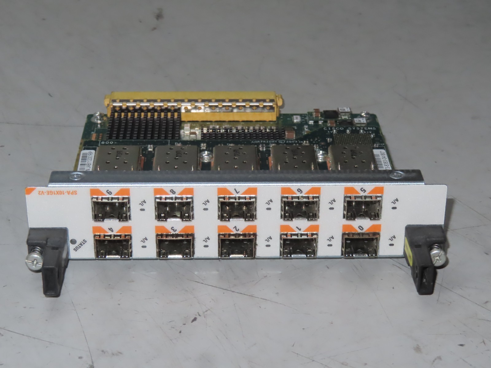 Cisco SPA-10X1GE-V2 V02 10-Port 1G Ethernet Shared Port Adapter