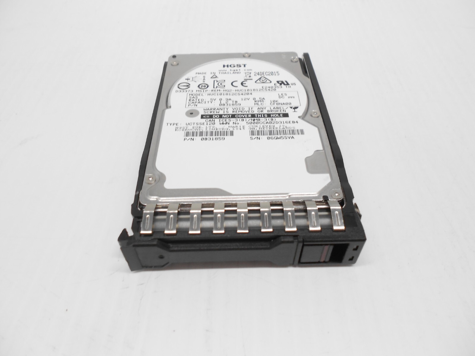 1.2TB 10K SAS 2.5" 12G Server Hard Drive HP DL20 DL320 DL360 DL380 G11 Gen 11
