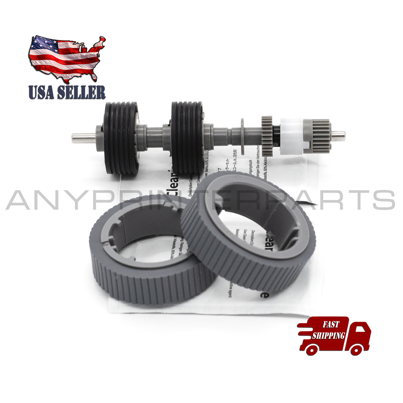 PA03810-0001/0002 Brake and Pick Roller Fujitsu FI-8150 FI-8170 FI-8190 FI-8290
