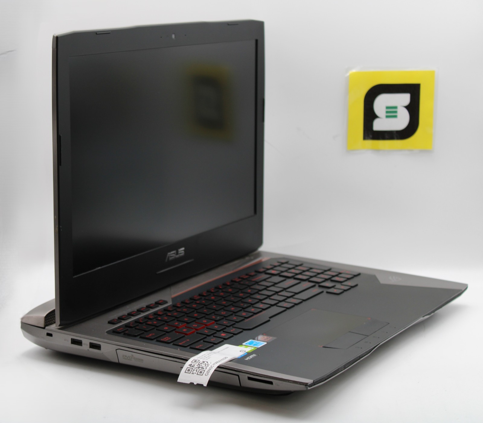 ASUS ROG G752VS 17" i7-6820HK @ 2.7 GHz 32GB DDR4 256GB SATA GTX 1070 No OS