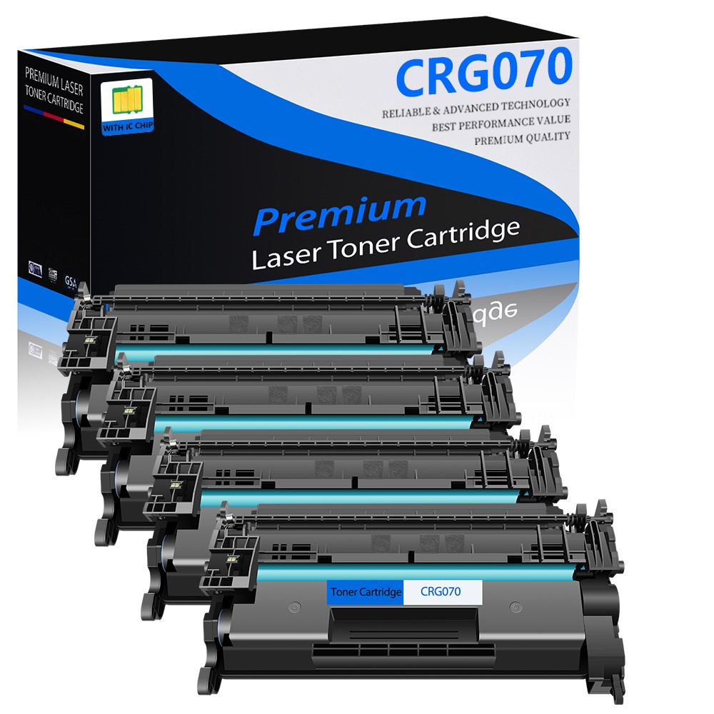 4Packs 070 070H Toner Cartridge CRG070 CRG-070 for Canon imageCLASS MF465dw