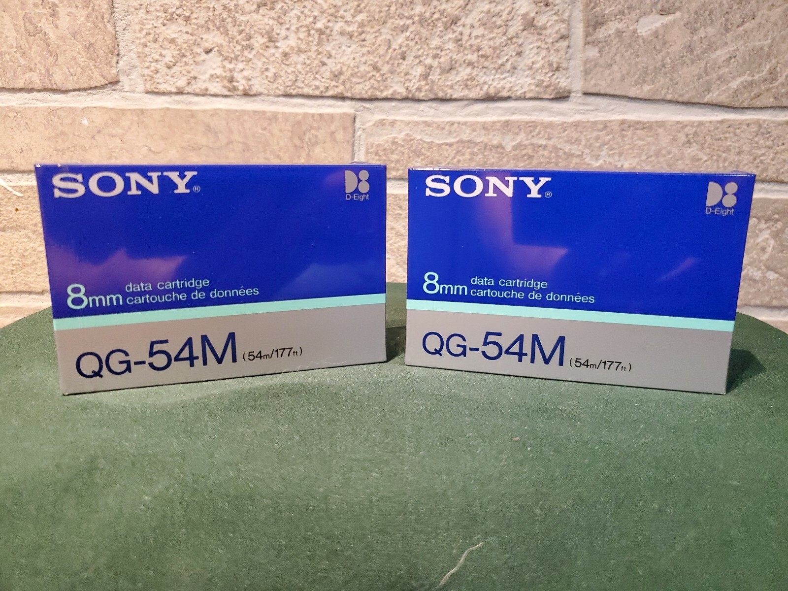 (2) Sony QG 54M 8MM Data Cartridge in New Sealed Condition.  Lot of 2 