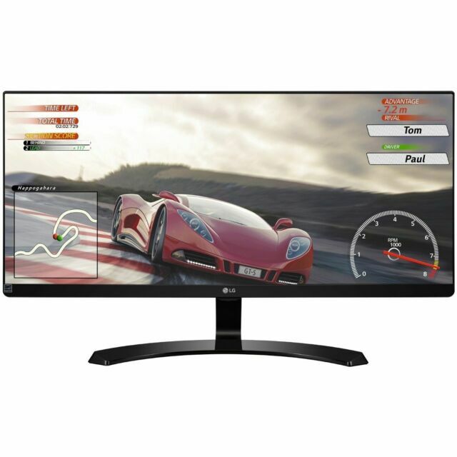 LG 34UM60P 34" UltraWide IPS FreeSync LED Monitor - Black New Open Box
