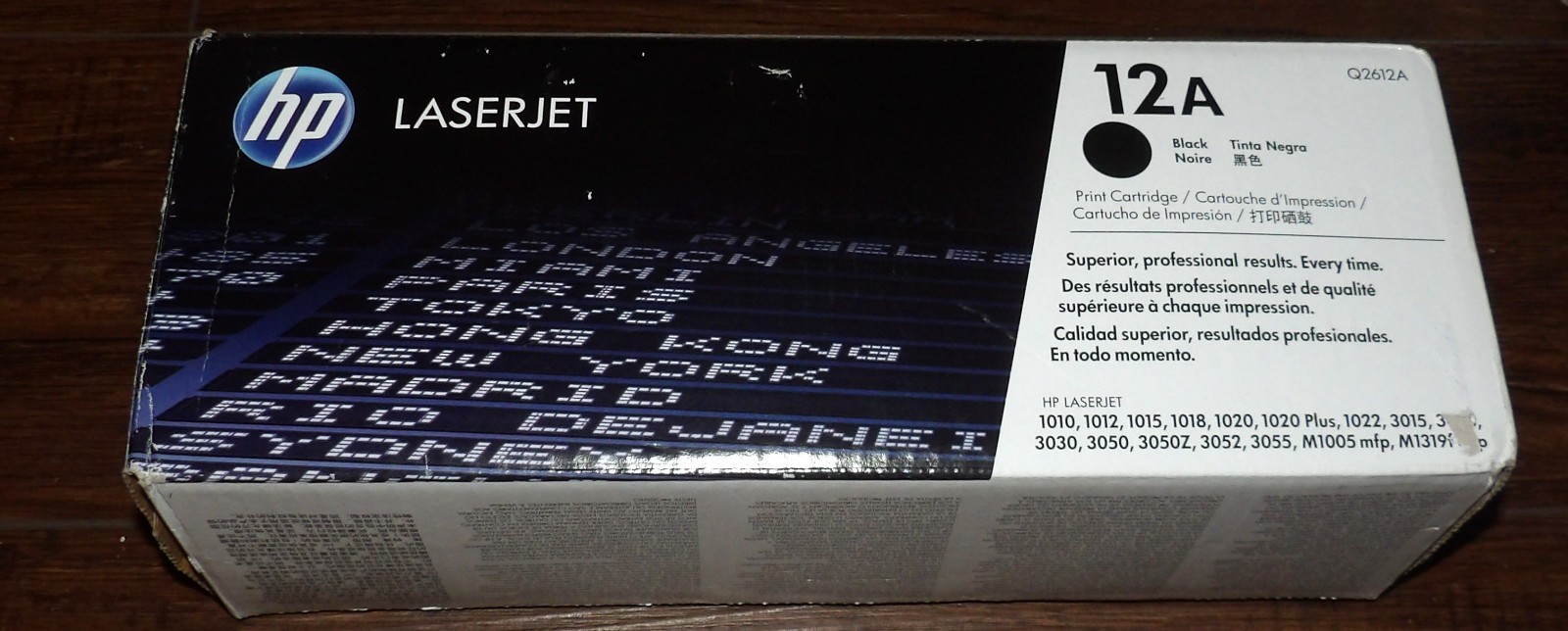 Genuine HP 12A Q2612A Black Toner Cartridge New In Box